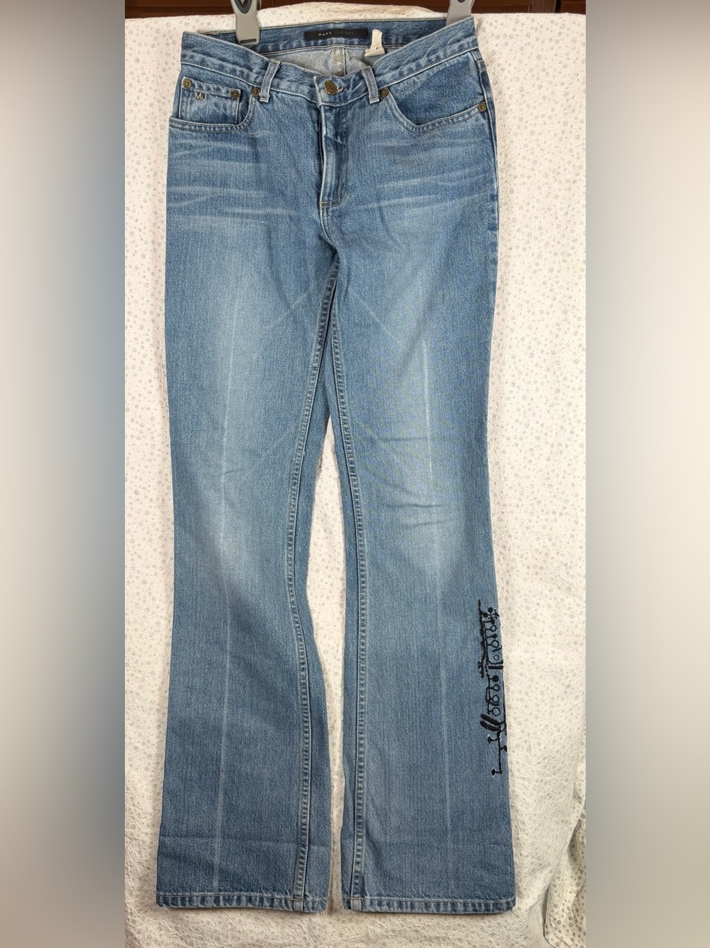 Archival Marc Jacobs Denim with Musical Embroidery Size 6